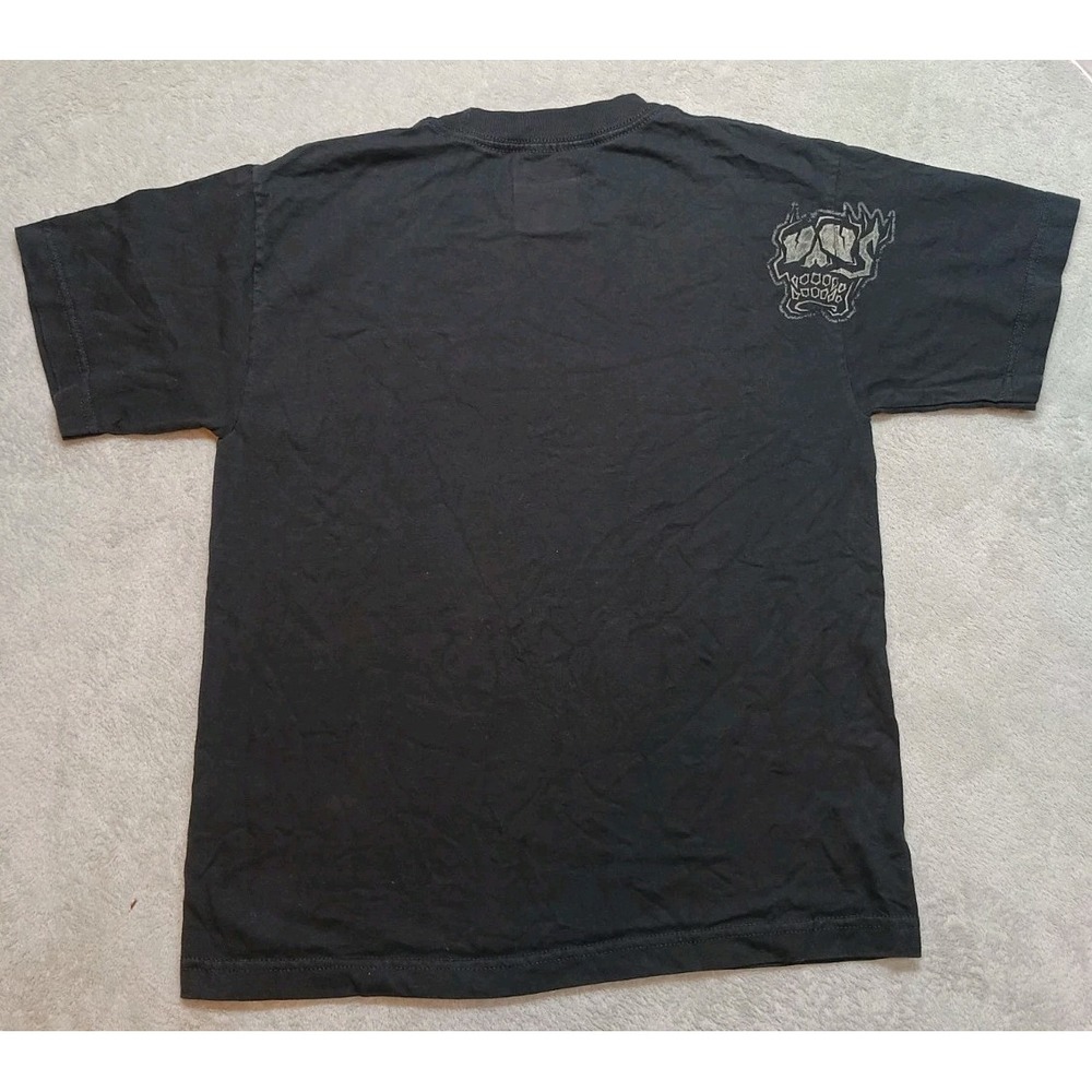 Vintage Vans Mens L (Fits M) Black Graphic T-shirt Y2K Grunge Skater Hip Hop - Picture 11 of 12